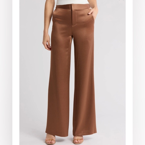 Alice and Olivia bronze brown pants ,size 4 - Picture 2 of 3